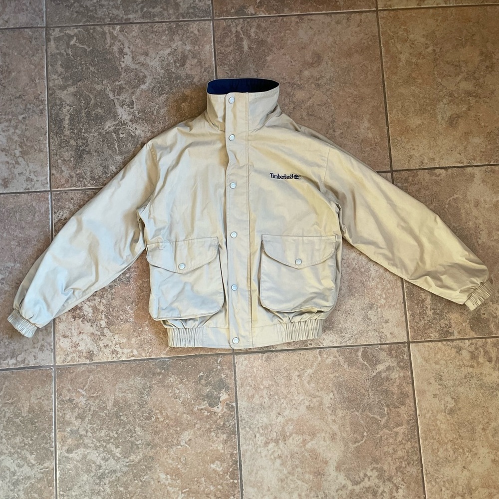 Timberland Beige Raincoat for Men